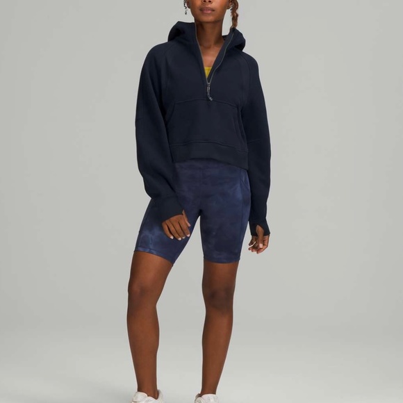 NWT Lululemon Scuba Oversized Half-Zip 1/2 Zip Hoodie - M/L True Navy Blue - NEW - Picture 4 of 8